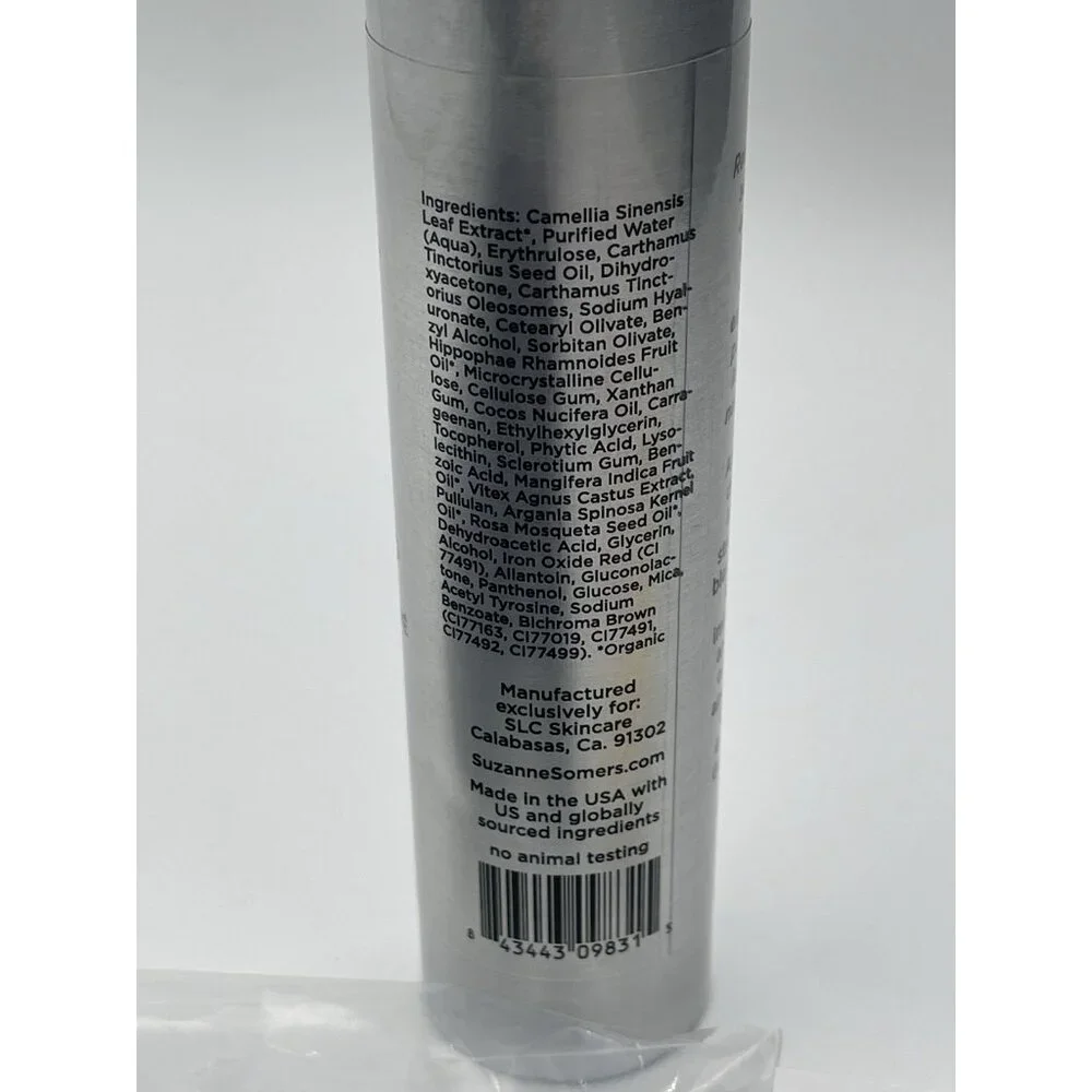 Suzanne Somers‎ Organics Golden Tanning Serum 4 oz With Mitten